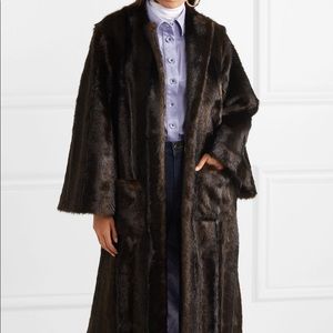 STAUD ‘Marcel’ Faux Fur Coat